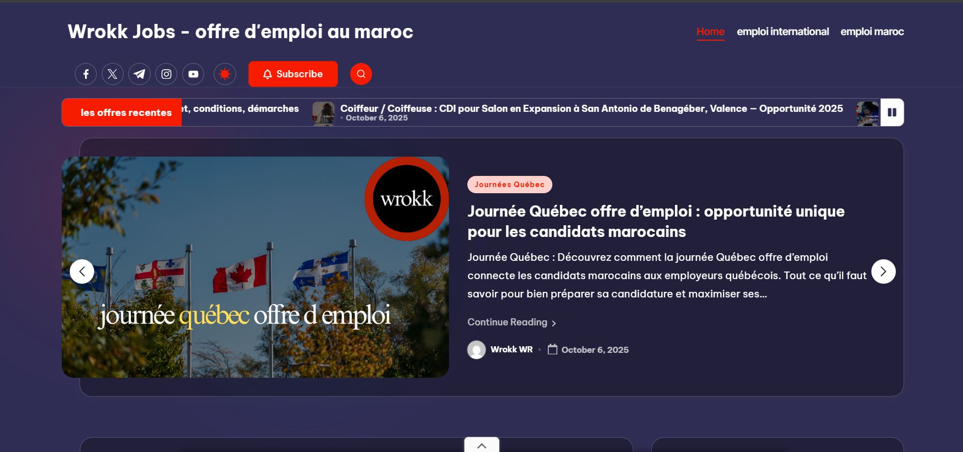 offre d emploi Casablanca