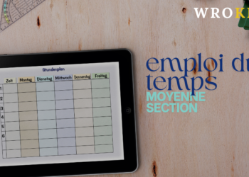 Emploi du temps moyenne section